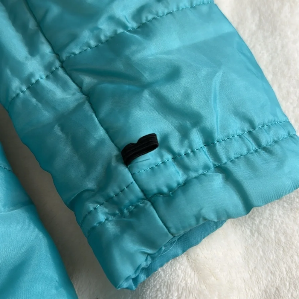 Magellan Teal and Gray Unisex Puffer Jacket